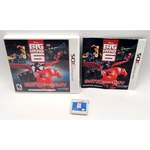 Big Hero 6:‎ Battle in the Bay (Nintendo 3DS, 2014) Complete with Manual CIB